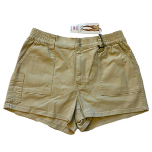 Vanilla Star Double Button Cargo Shorts Khaki Junior Size 11